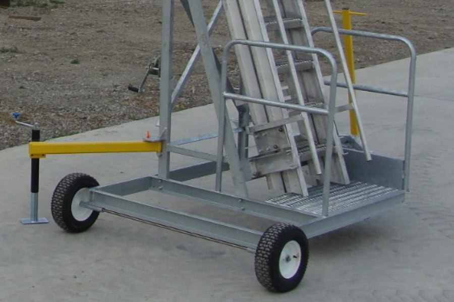 Portable Access Platform with Side-Load Option