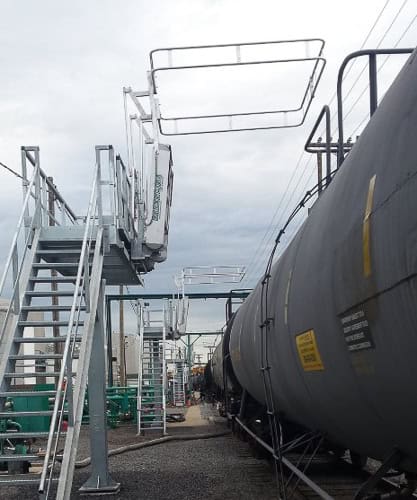 Railcar Single Access Platforms